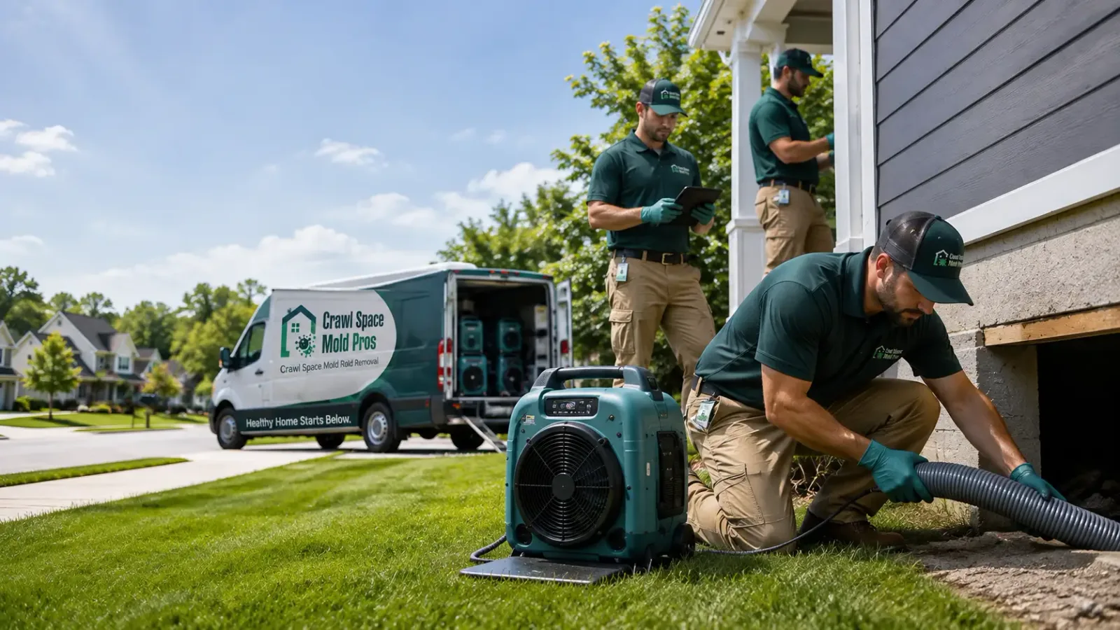 Crawl Space Mold Removal in Spillville, IA